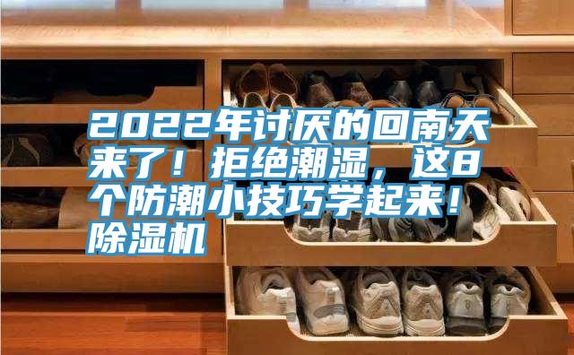 2022年討厭的回南天來了！拒絕潮濕，這8個防潮小技巧學起來！除濕機