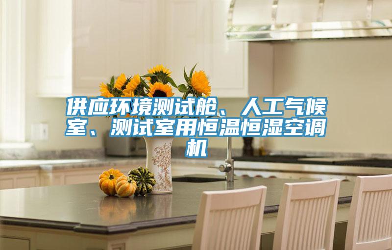 供應環境測試艙、人工氣候室、測試室用恒溫恒濕空調機