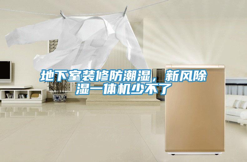 地下室裝修防潮濕，新風除濕一體機少不了