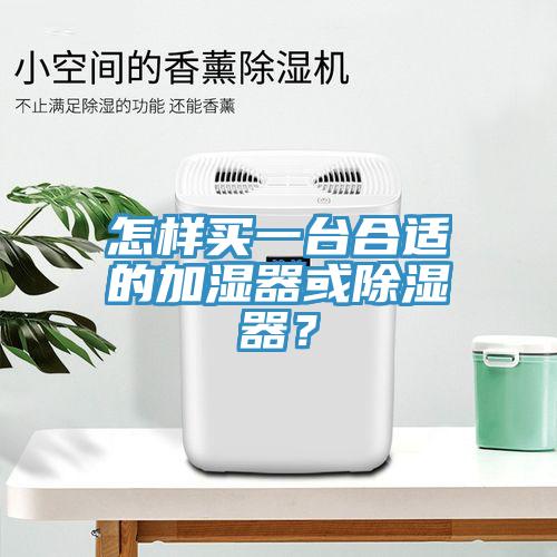 怎樣買一臺合適的加濕器或除濕器？