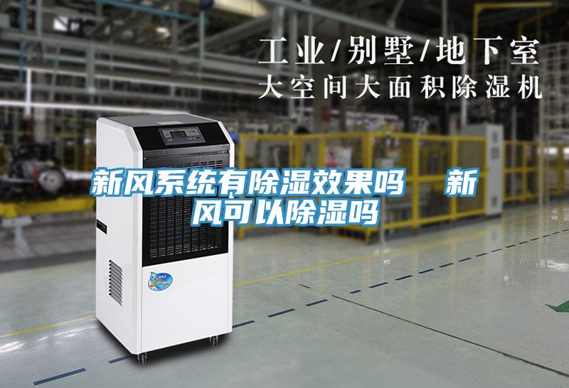 新風系統有除濕效果嗎 新風可以除濕嗎